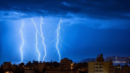 Meteorología anuncia posibles tormentas eléctricas en la Región de Valparaíso
