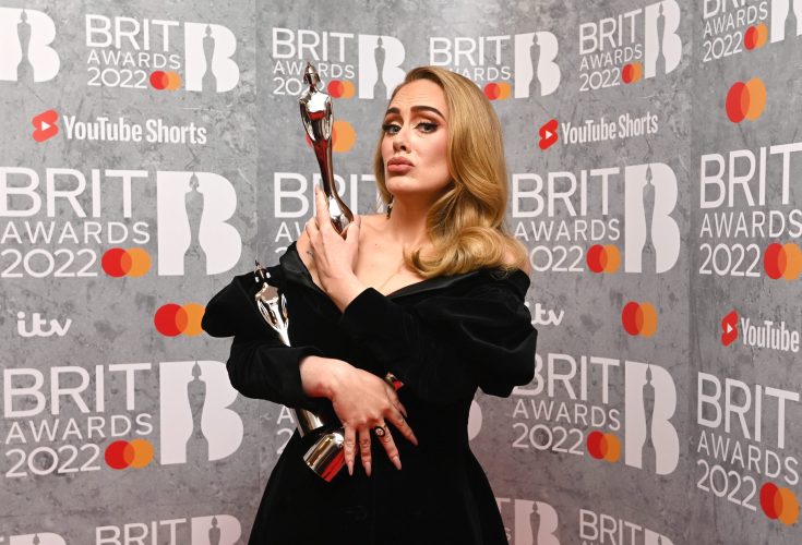 Adele fue la máxima ganadora en los Brit Awards 2022