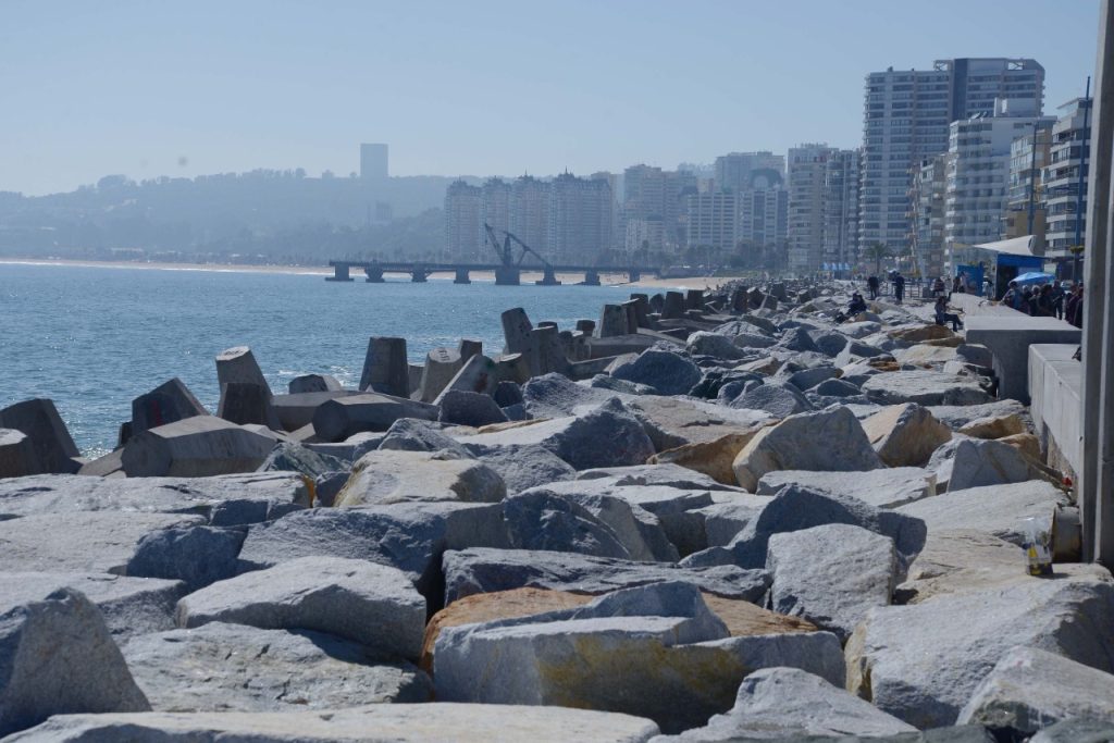 Viña del Mar: Avenida Perú se encuentra operativa luego de trabajos de reparación en el borde costero