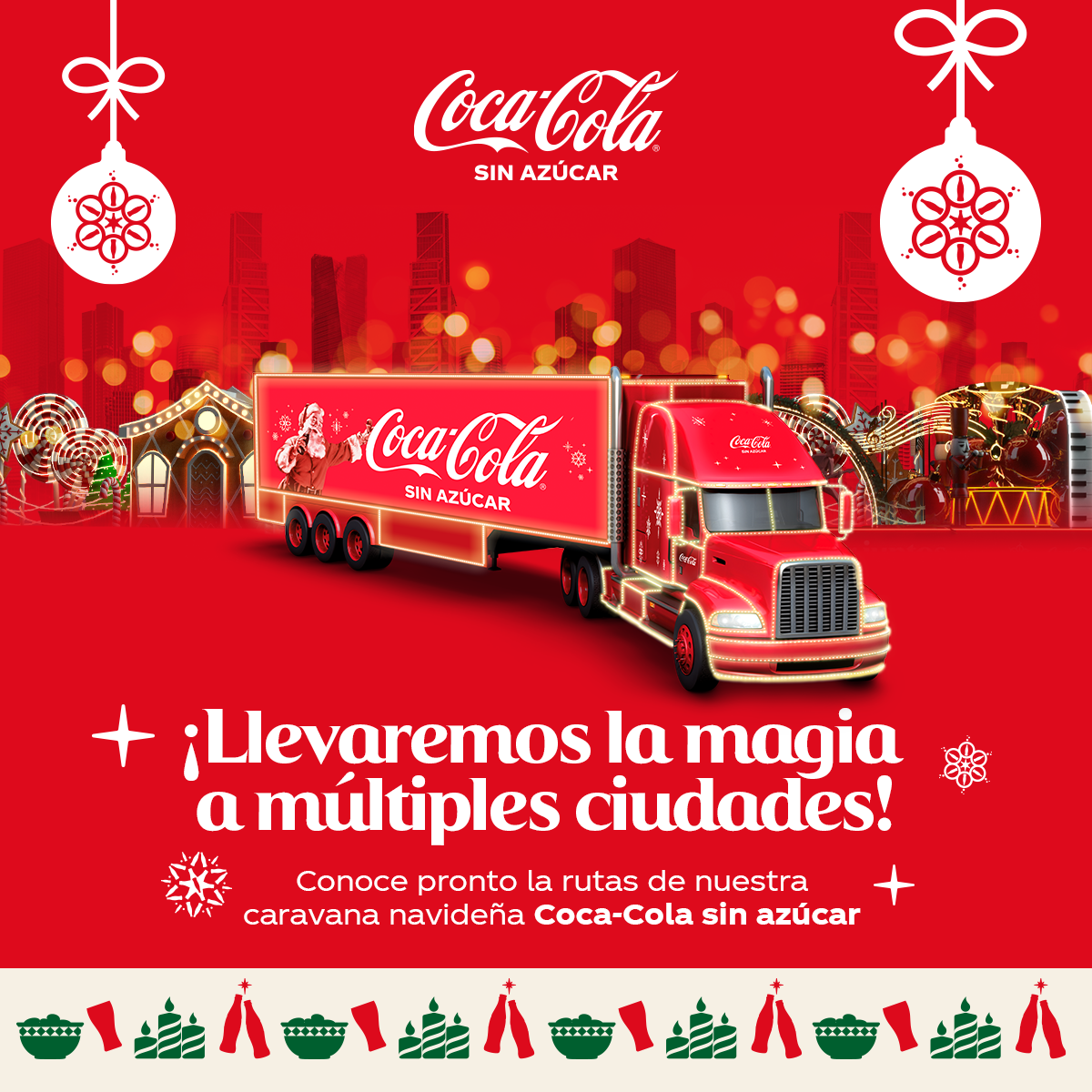 Caravana Navideña de Coca Cola llega a Viña del Mar