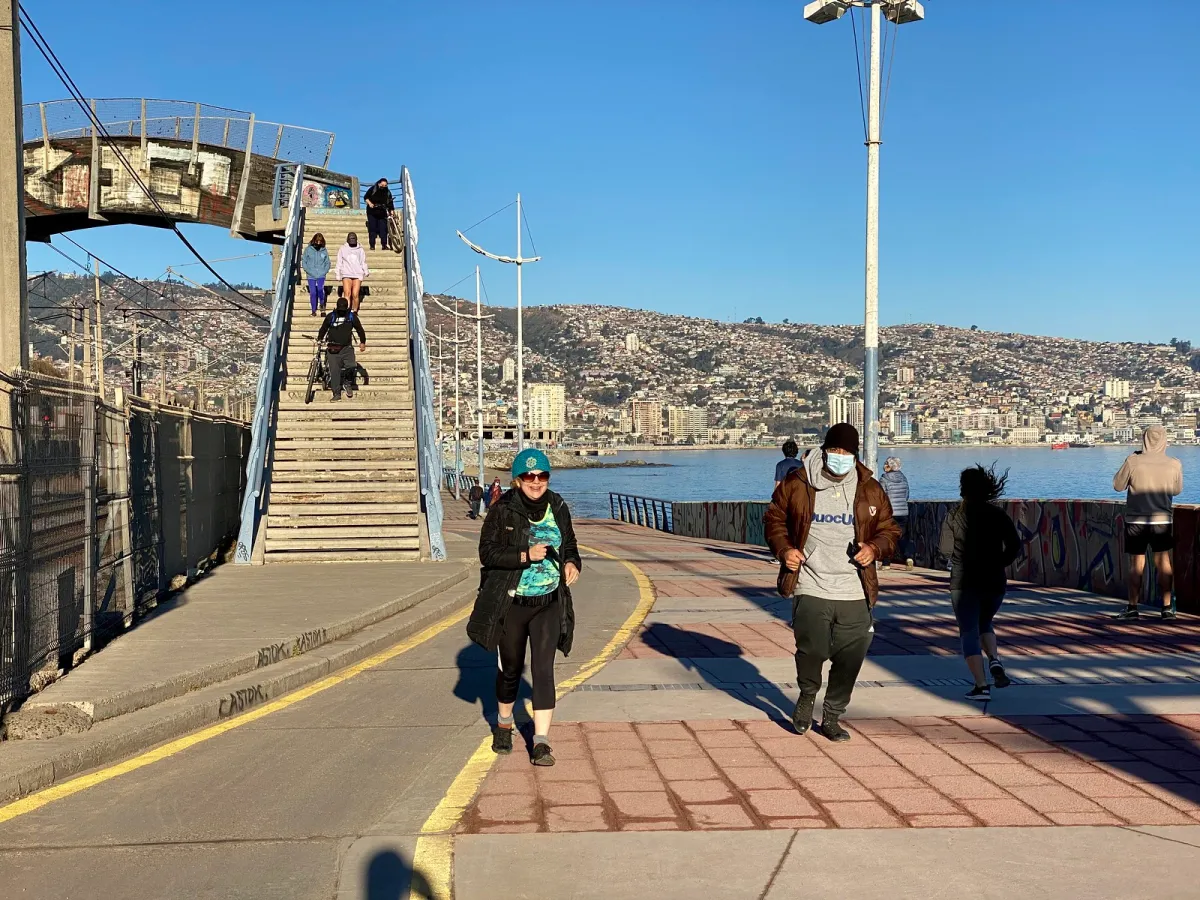 Valparaíso: Ministerio de Obras Públicas inició mejoras en el Paseo Wheelwright de Muelle Barón