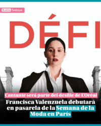 Francisca Valenzuela debutará en pasarela de la Semana de la Moda en París