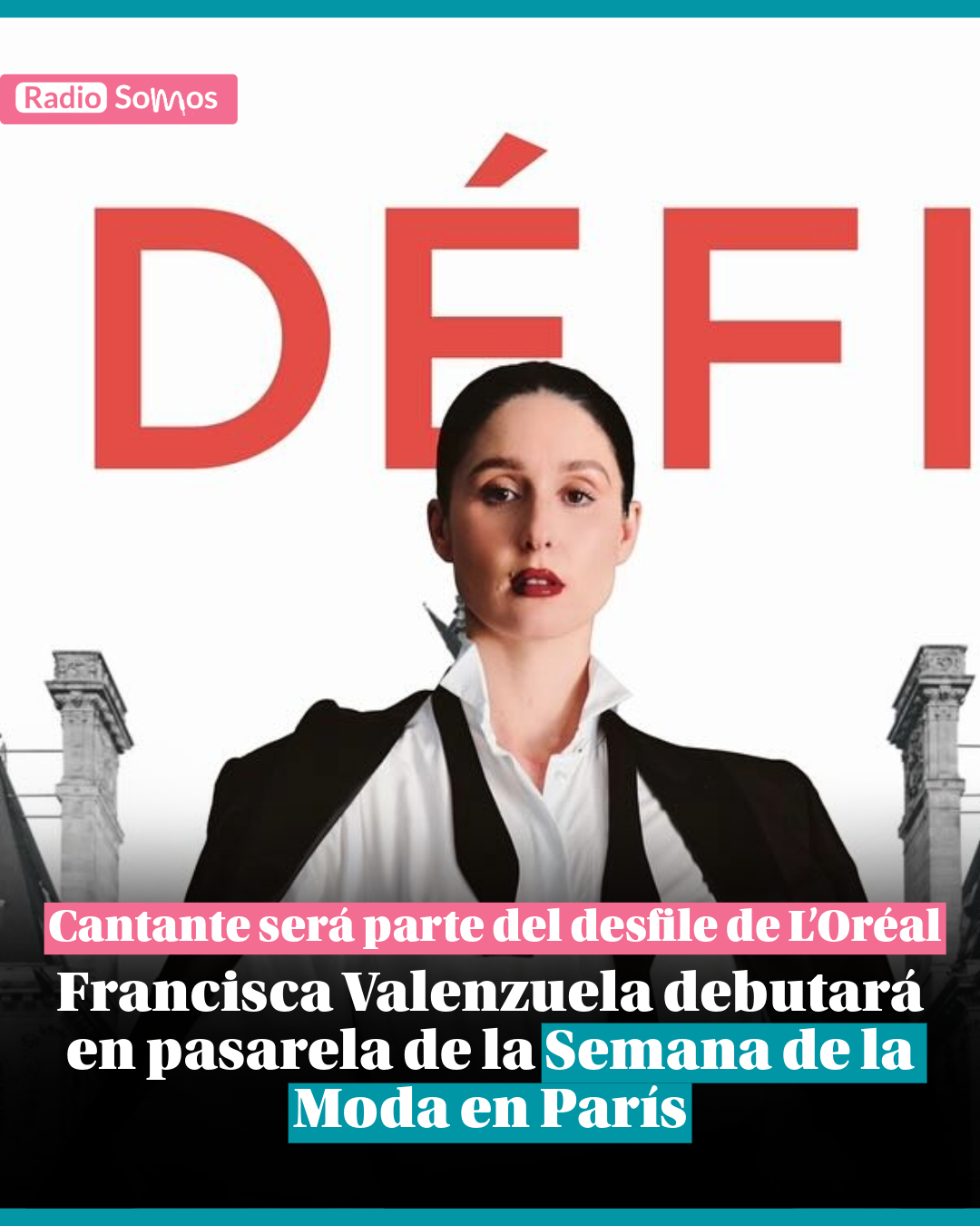 Francisca Valenzuela debutará en pasarela de la Semana de la Moda en París