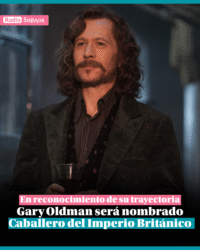 Gary Oldman será nombrado Caballero del Imperio Británico