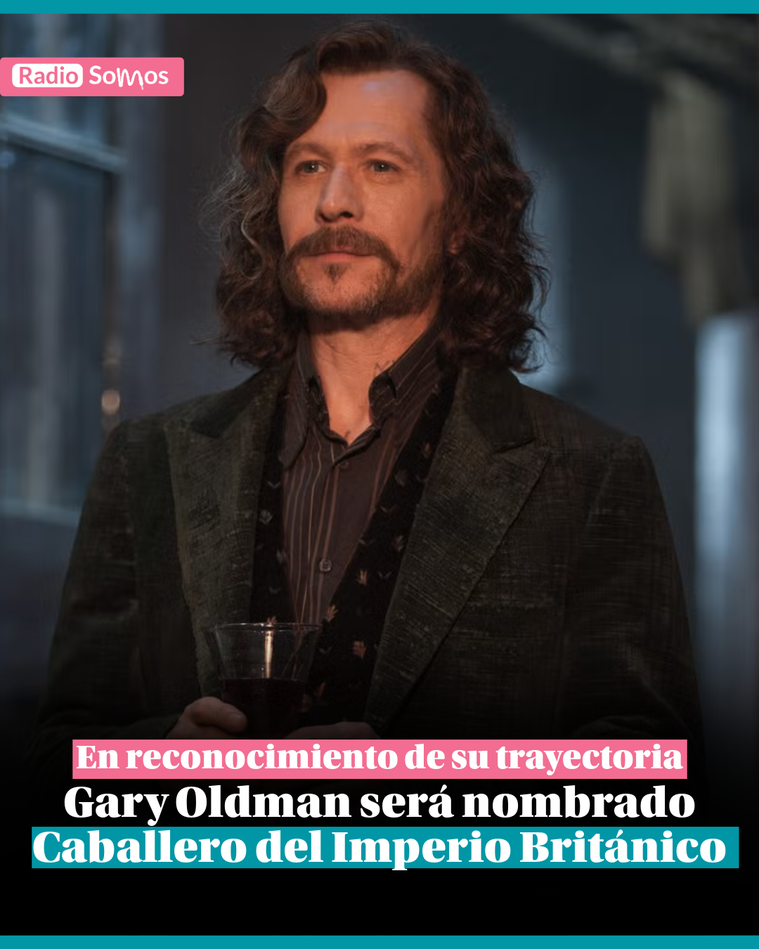 Gary Oldman será nombrado Caballero del Imperio Británico