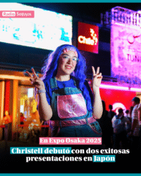 Christell debutó con dos exitosas presentaciones en Japón