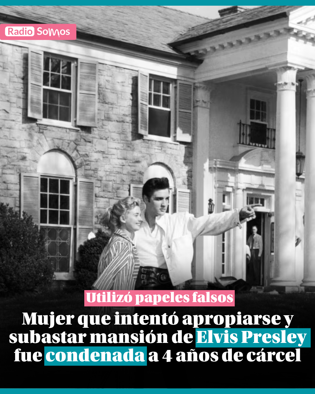 Mujer que intentó apropiarse y subastar mansión de Elvis Presley fue condenada a 4 años de cárcel