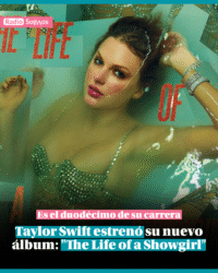 Taylor Swift estrenó su nuevo álbum: «The Life of a Showgirl»