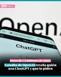 Estudio de OpenAI revela quién usa ChatGPT y qué le piden