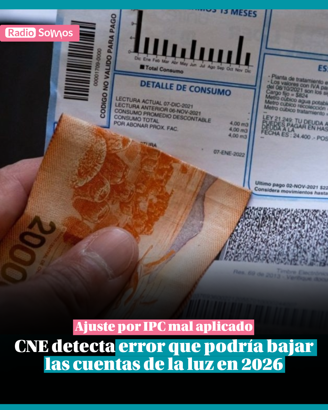 CNE detecta error que podría bajar las cuentas de la luz en 2026