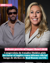 Congresista de Estados Unidos pide declarar el inglés como idioma oficial luego de dichos de Bad Bunny en SNL