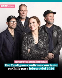 The Cardigans confirma concierto en Chile para 2026
