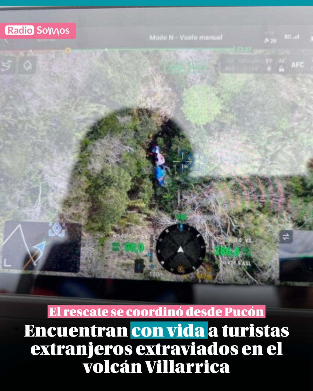 Encuentran con vida a turistas extranjeros extraviados en el volcán Villarrica