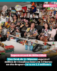 Tiny Desk de 31 Minutos superó el millón de visualizaciones en 12 horas: un día después ya va en 2,5 millones