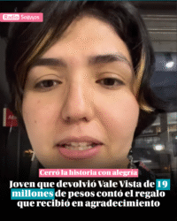 Joven que devolvió Vale Vista de 19 millones de pesos contó el regalo que recibió en agradecimiento