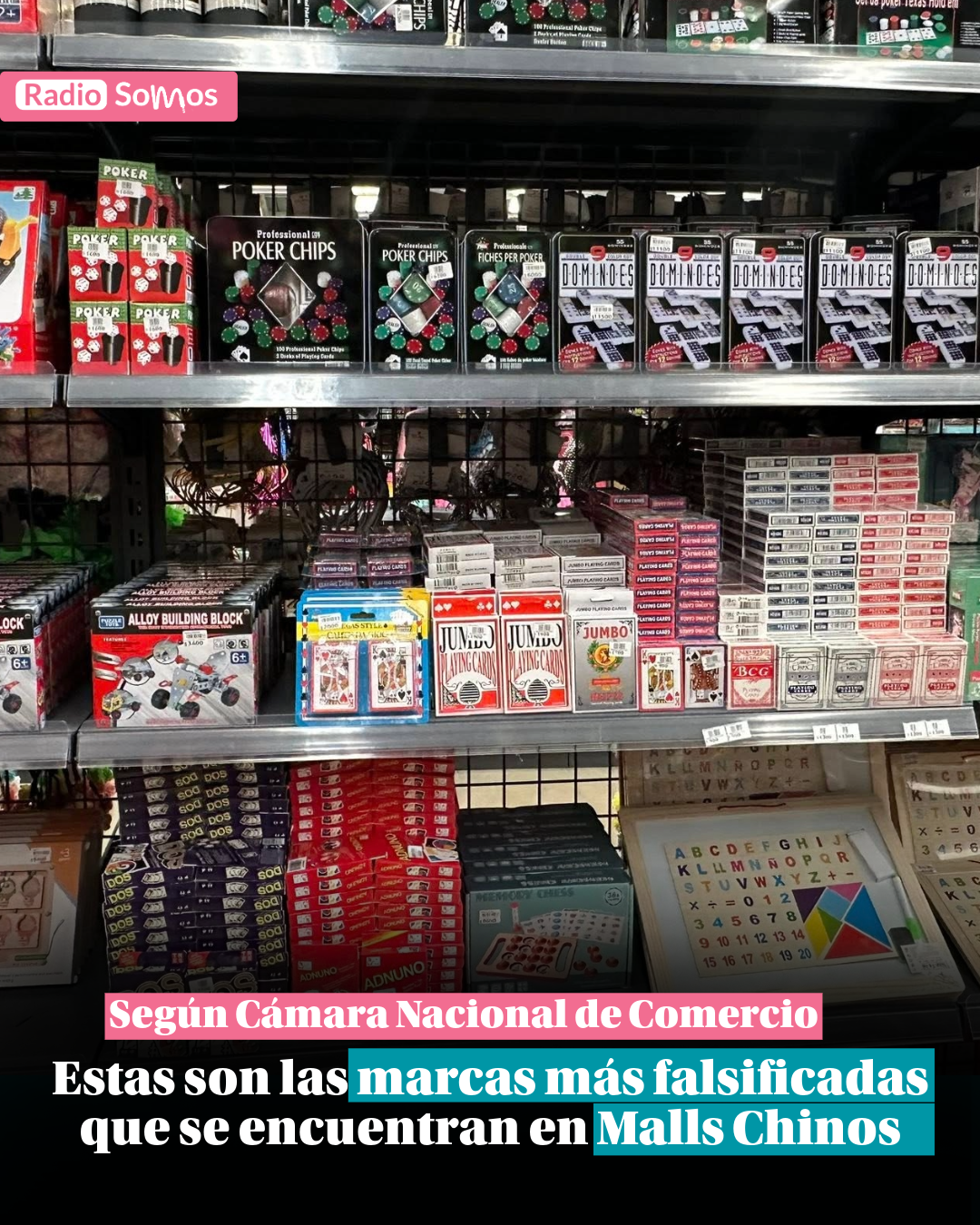 Estas son las marcas más falsificadas que se encuentran en Malls Chinos